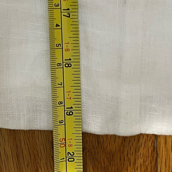 J. Crew Scoopneck Linen Vest Size 4 White NEW Coastal Preppy Nautical Casual - Picture 10 of 11